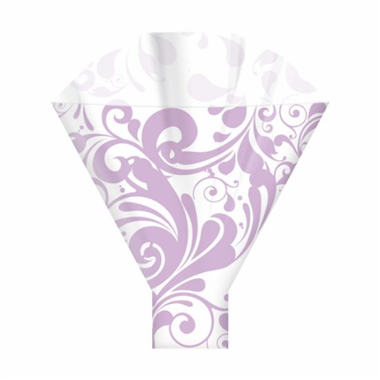 Picture of SWISH FLOWER SLEEVES 50x35x10cm LILAC X 50pcs