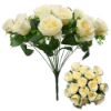 Picture of LARGE ROSEBUD BUSH WITH GYP (18 HEADS) IVORY