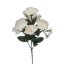 Picture of 32cm CARNATION BUSH WITH GYP (7 HEADS) IVORY