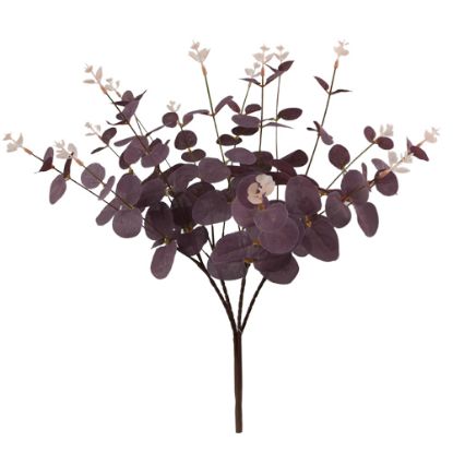 Picture of 50cm EUCALYPTUS BUSH BURGUNDY