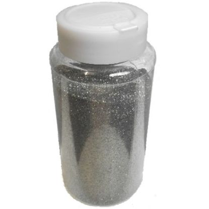 Picture of GLITTER IN PLASTIC TUB X 500g SILVER