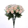 Picture of 41cm ROSEBUD BUSH (24 HEADS) WITH GYP PEACH