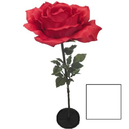 Picture of 170cm XXL GIANT SINGLE ROSE WHITE