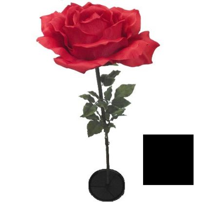 Picture of 170cm XXL GIANT SINGLE ROSE BLACK