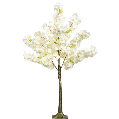 Picture of 120cm ARTIFICIAL BLOSSOM TREE WITH 200 FLOWERS IVORY X 2pcs