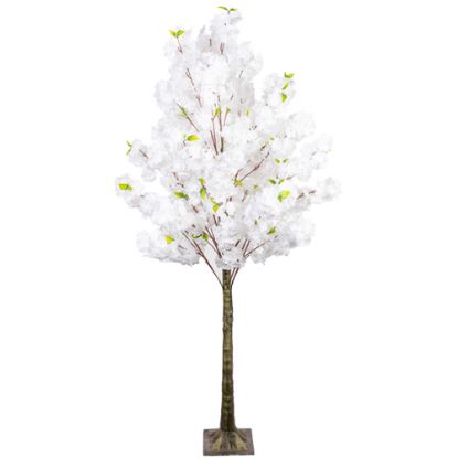 Picture of 180cm ARTIFICIAL BLOSSOM TREE WITH 520 FLOWERS WHITE X 2pcs