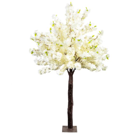 Picture of 200cm DELUXE ARTIFICIAL BLOSSOM TREE WITH 2916 FLOWERS IVORY X 2pcs