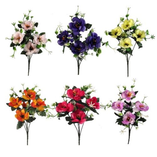 Picture of 30cm MINI ANEMONE BUSH ASSORTED X 36pcs