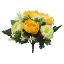Picture of 36cm PEONY MIXED BUSH WITH ASTILBE IVORY/YELLOW