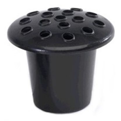 Picture of GRAVE VASE AND LID (PLASTIC INSERT) BLACK X 5