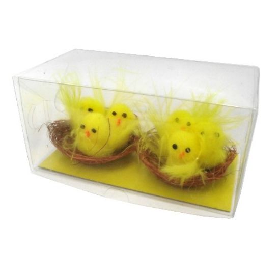 Picture of EASTER CHICKS IN NEST X 2pcs