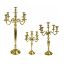 Picture of 80cm ALUMINIUM 5 ARM CANDELABRA GOLD