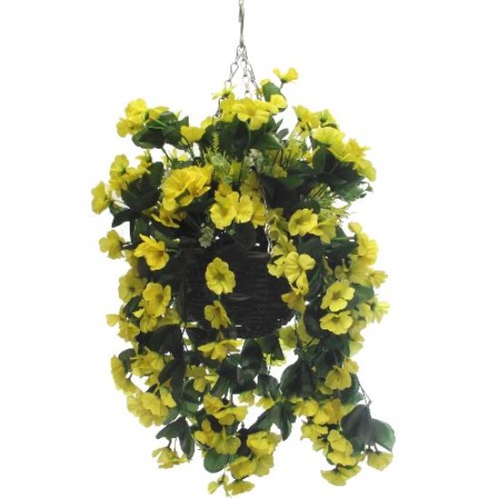 Picture of 10 INCH NASTURTIUM HANGING BASKET YELLOW X 12pcs