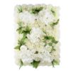 Picture of FLOWER WALL WITH PEONIES CARNATIONS AND HYDRANGEAS 60cm X 40cm IVORY