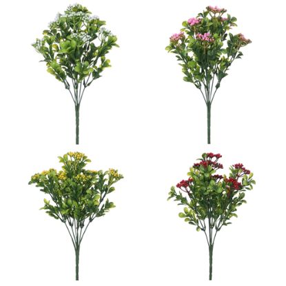 Picture of 30cm PLASTIC MINI BERRY BUSH ASSORTED X 48pcs