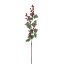 Picture of 68cm BERRY SPRAY WITH HOLLY BURGUNDY