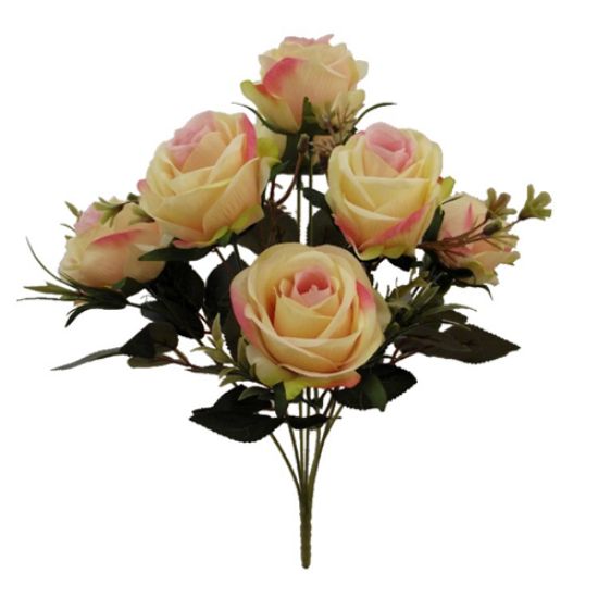 Picture of 40cm ROSE BUSH WITH AUTUMN FOLIAGE PEACH