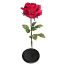 Picture of 108cm LARGE VELVET TOUCH SINGLE ROSE RED
