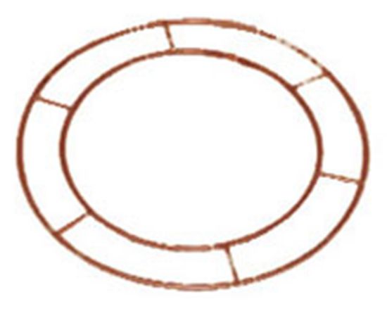 Picture of WIRE WREATH RINGS 8 INCH X 20pcs