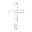 Picture of WIRE CROSS FRAME 15 INCH X 20pcs