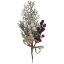 Picture of 30cm LARGE FROSTED PICK WITH MIXED RED AND WHITE BERRIES AND WOODEN STAR