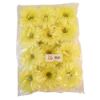 Picture of 9.5cm SINGLE GERBERA HEAD YELLOW X 24pcs