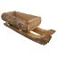 Picture of 32cm WOODEN SLEDGE PLANTER (PLASTIC LINED) NATURAL