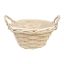 Picture of 20cm ROUND STRONG PLANTING BASKET (PLASTIC LINED) WHITE