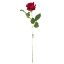 Picture of 50cm SINGLE SMALL VELVET TOUCH OPEN ROSE RED