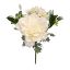 Picture of 25cm PEONY AND HYDRANGEA BUSH WITH BERRIES AND FOLIAGE IVORY