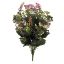 Picture of 58cm LARGE MIXED PLASTIC FLOWER BUSH WITH QUEEN ANNES LACE PURPLE/PINK/IVORY