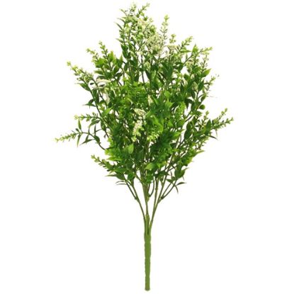 Picture of 47cm PLASTIC ASTILBE BUSH GREEN/WHITE