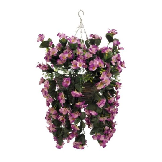 Picture of 10 INCH NASTURTIUM HANGING BASKET LILAC/PURPLE X 12pcs