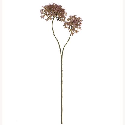 Picture of 70cm PLASTIC CROWN FLOWER SPRAY DRY COLOUR MAUVE