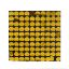 Picture of SEQUIN WALL PANEL 30cm X 30cm ROUND SEQUINS GOLD
