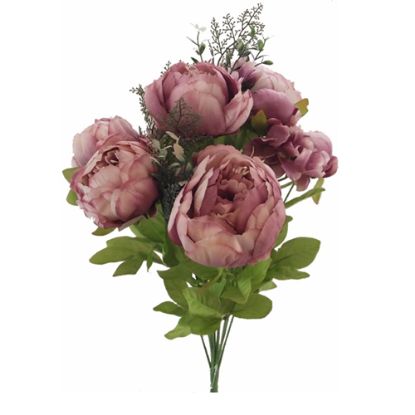 Picture of 49cm LARGE PEONY BUSH MAUVE