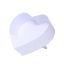 Picture of 24.5cm HEART SHAPED FLOWER BOX WITH STAND WHITE