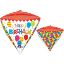 Picture of ANAGRAM 17 INCH FOIL BALLOON HAPPY BIRTHDAY DIAMOND