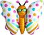 Picture of ANAGRAM 30 INCH XL FOIL BALLOON - BUTTERFLY