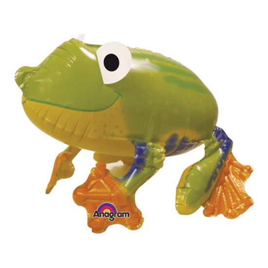 Picture of ANAGRAM 22 INCH AIRWALKER FOIL BALLOON - FROG