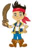 Picture of ANAGRAM 75 INCH XL AIR WALKERS FOIL BALLOON - JAKE AND THE NEVER LAND PIRATES