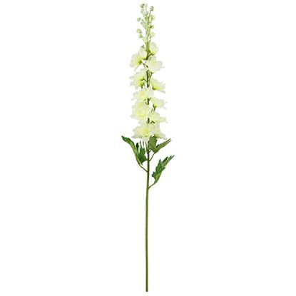 Picture of 79cm CHLOE DELPHINIUM SPRAY IVORY