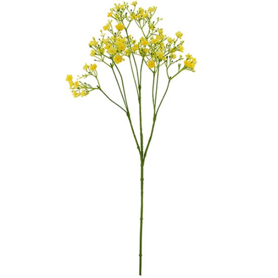 Picture of 70cm CHLOE GYPSOPHILA SPRAY LEMON