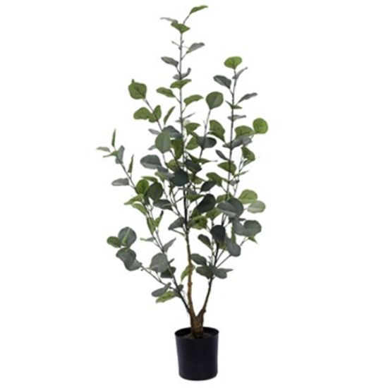 Picture of 95cm ARTIFICIAL EUCALYPTUS PLANT IN POT GREY/GREEN X 6pcs