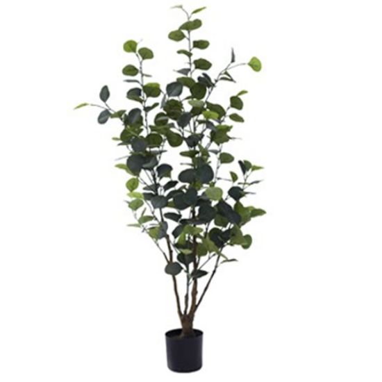 Picture of 120cm ARTIFICIAL EUCALYPTUS PLANT IN POT GREY/GREEN X 4pcs