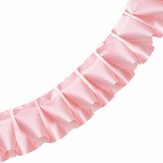 Picture of 50mm PRE PLEATED RIBBON X 10 METRES BABY PINK