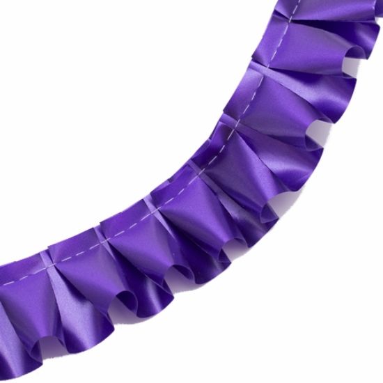 Picture of 50mm PRE PLEATED RIBBON X 10 METRES PURPLE