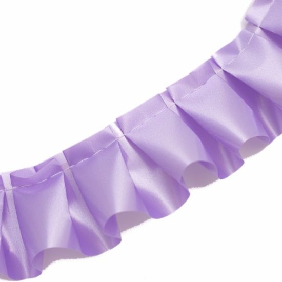 Picture of 50mm PRE PLEATED RIBBON X 32 METRES LILAC