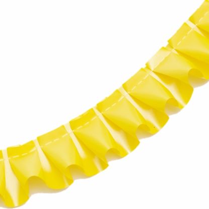 Picture of 50mm PRE PLEATED RIBBON X 32 METRES YELLOW