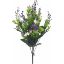 Picture of 45cm PLASTIC FLOWER BUSH PURPLE/LILAC
